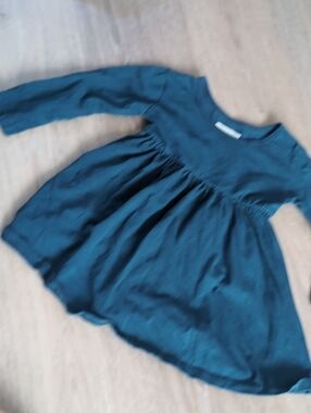 Mini Mioche Girls Long Sleeve Swing Dress Plum